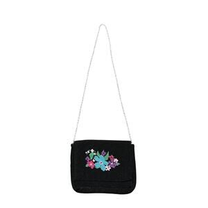 Vintage floral needlepoint bag